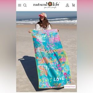 Natural life beach blanket/towel